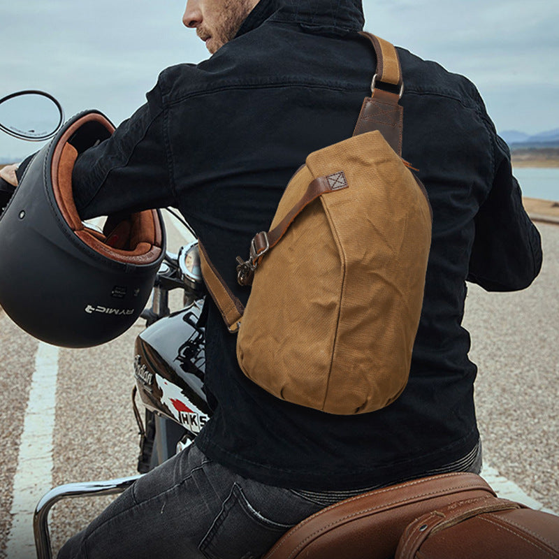 Waxed Canvas Chest Bag
