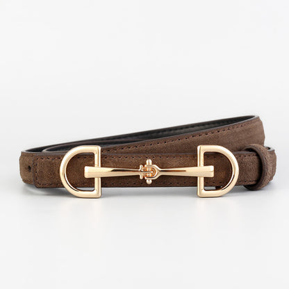 Women's Suede Leather Belt