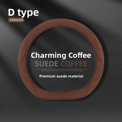 Breathable Leatherette Steering Wheel Cover