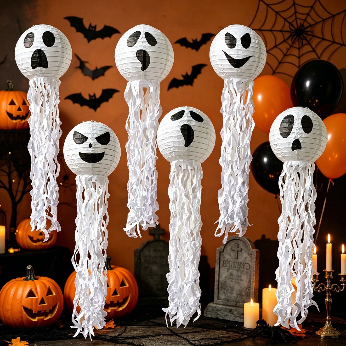 Halloween Paper Lantern Set