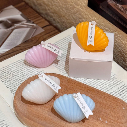 Shell Scented Candle Decor