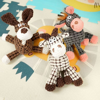 Squeaky Plush Pet Chew Toy