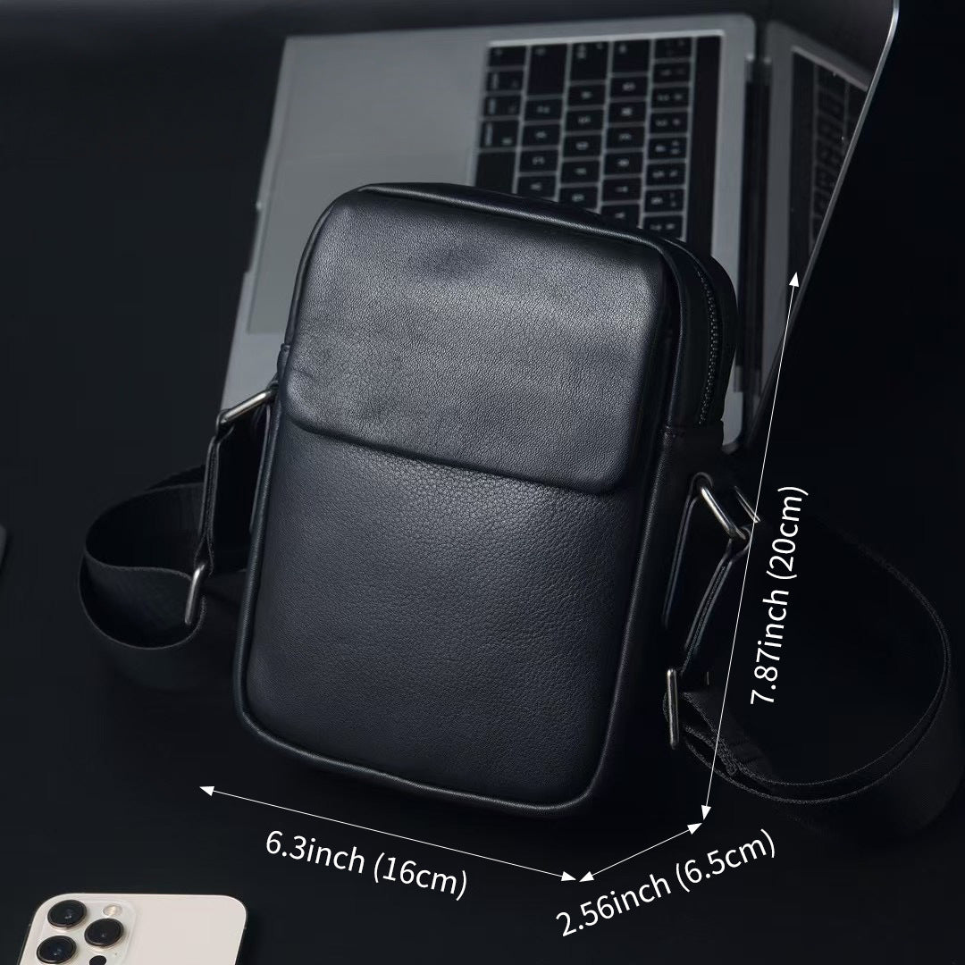 Genuine Leather Crossbody Bag