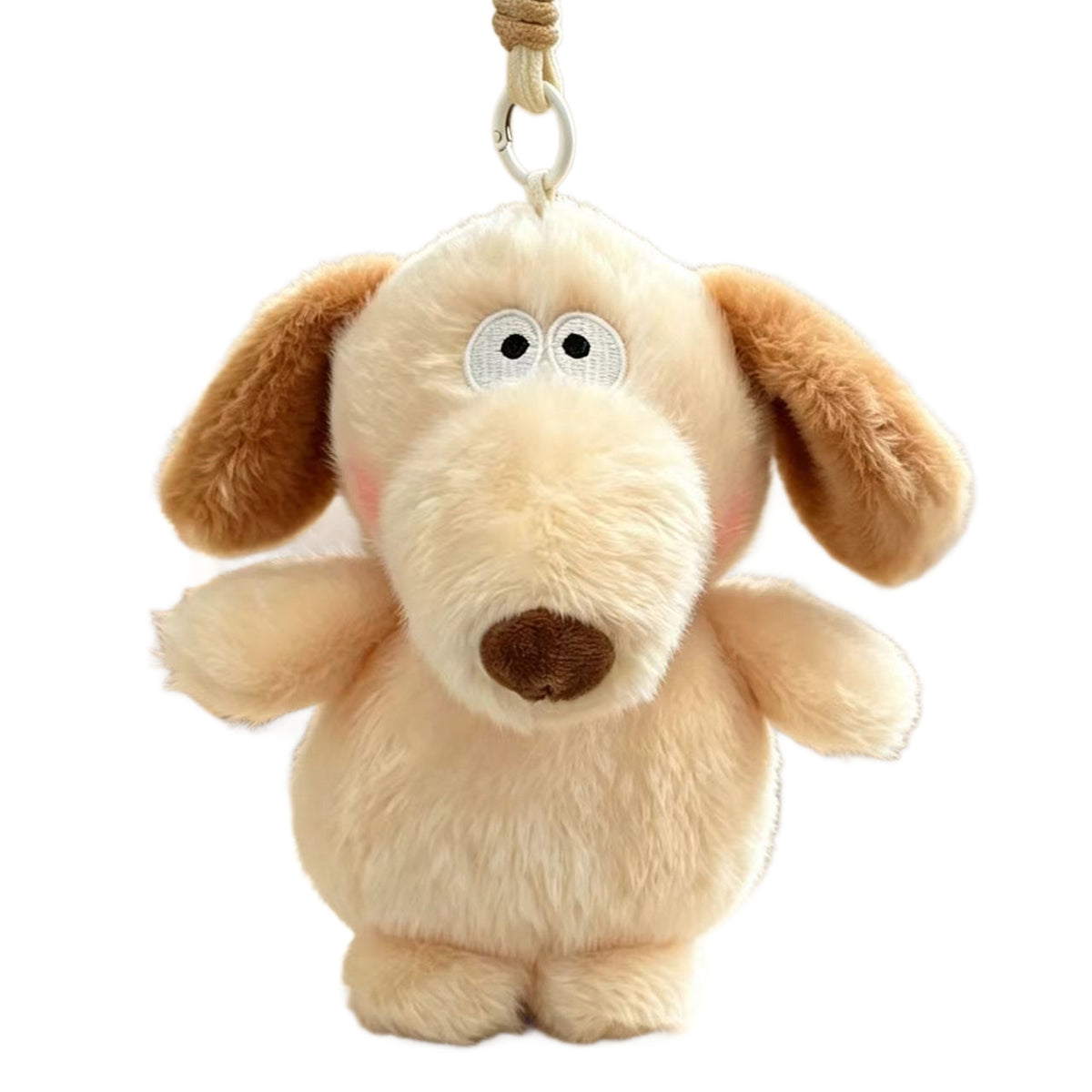 Cute Animal Plush Keychain Charm