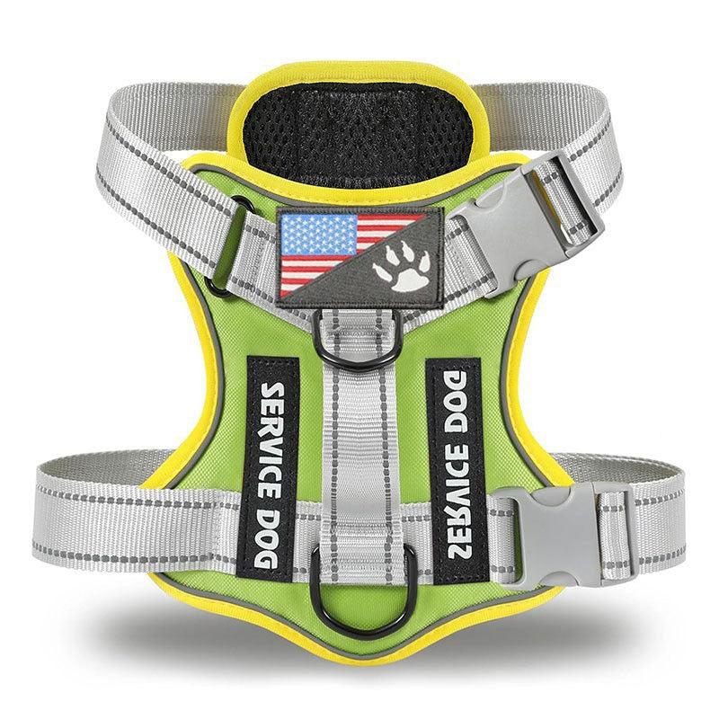 Tactical Reflective Dog Harness Set