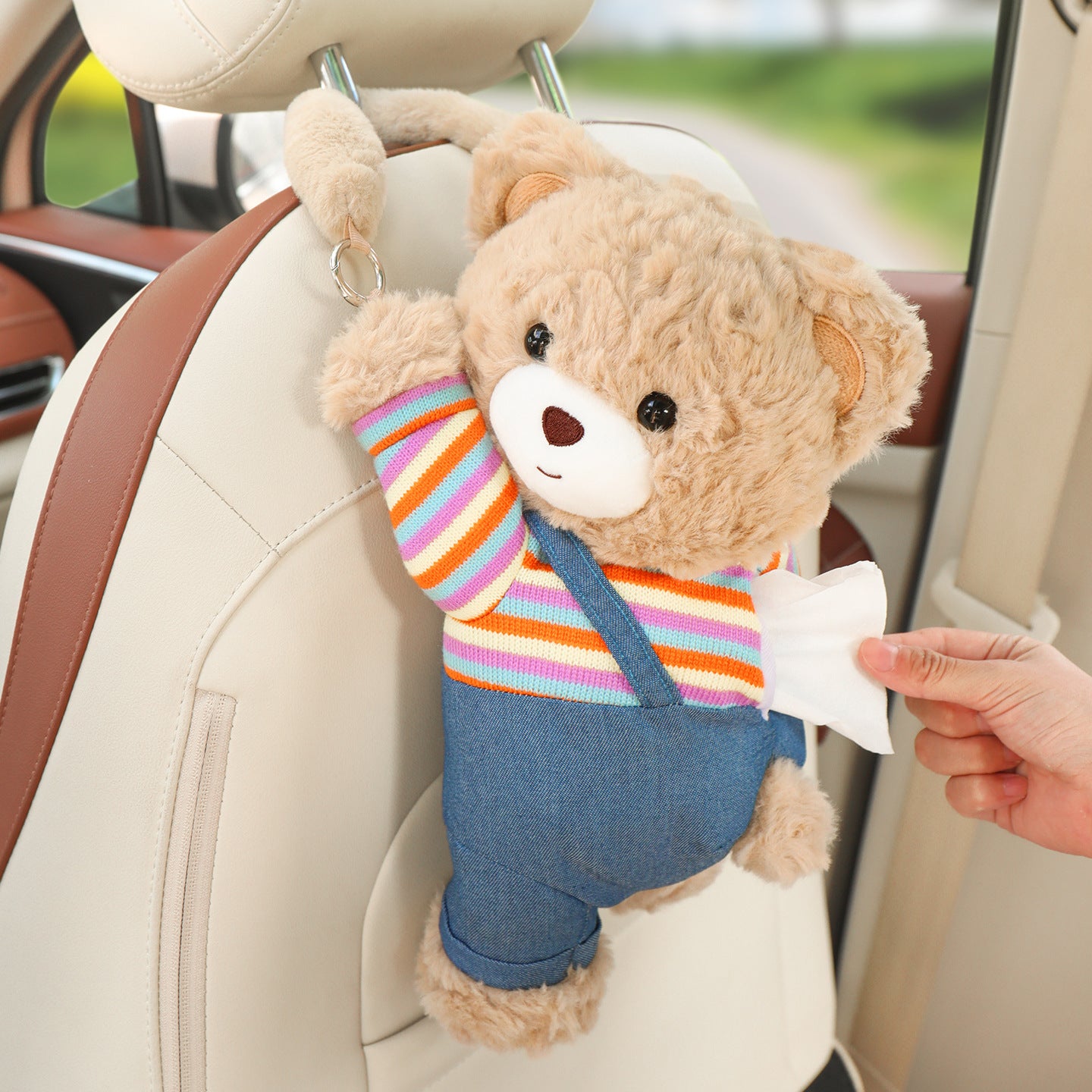 Bear Car Tissue Holder