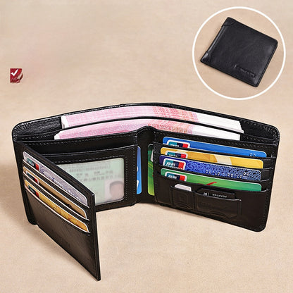 Genuine Leather RFID Wallet