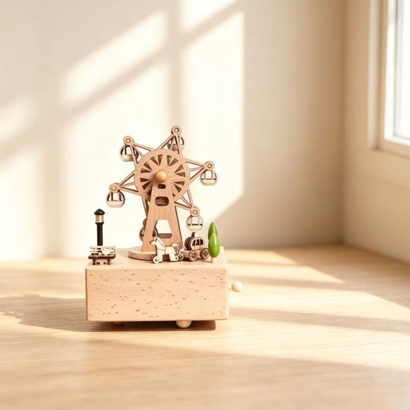DIY Wooden Carousel Music Box