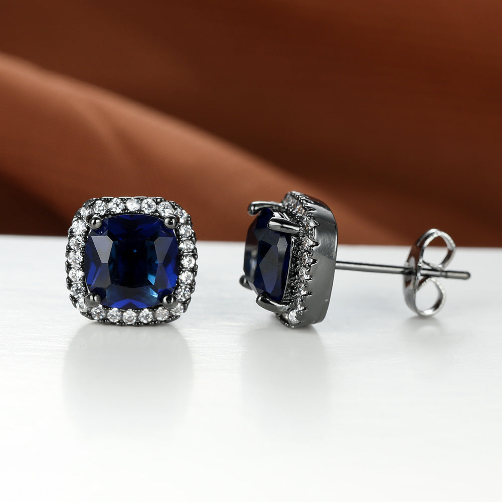 Luxury Zircon Stud Earrings