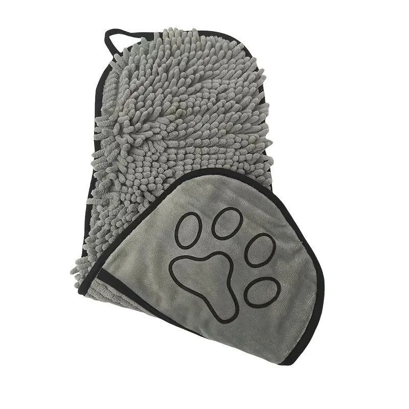 Chenille Pet Bath Towel