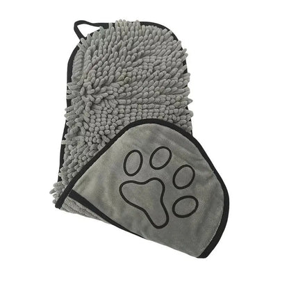 Chenille Pet Bath Towel
