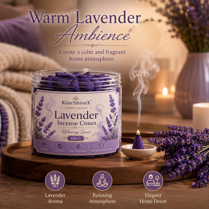 Lavender Musk Incense Cones