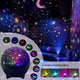 Star Moon Projection Night Light