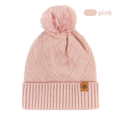 Women's Knitted Winter Hat with Earflaps Fleece Lined