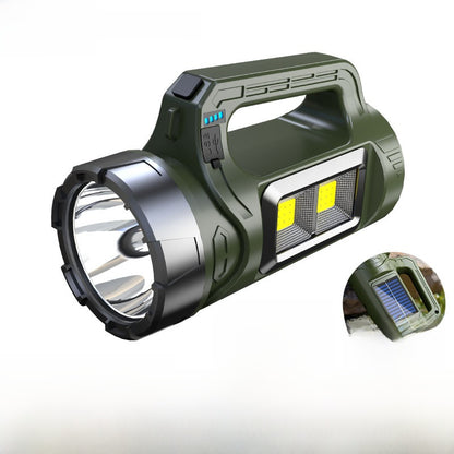 Solar Rechargeable LED Flashlight