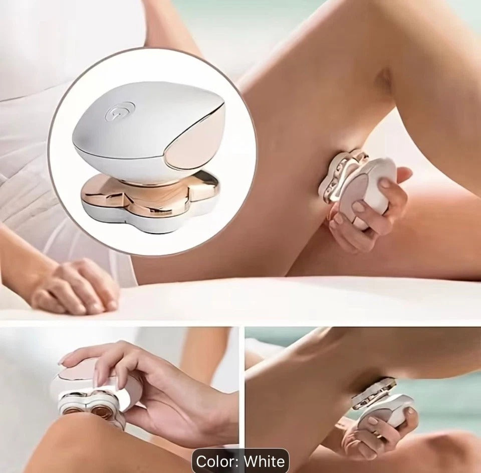 Women 4 Head Electric Shaver 360° USB Rechargeable Wet & Dry Razor