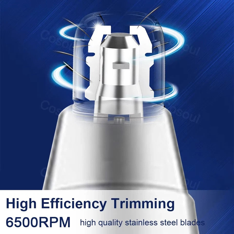 Electric Nose Hair Trimmer Safe Nose Ear Hair Remover for Men & Women USB Rechargeable