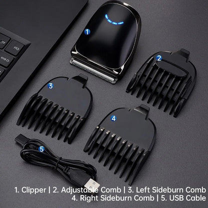RAYCO Cordless Hair Clipper USB Rechargeable Beard Trimmer Men Shaver