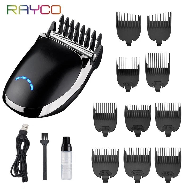 RAYCO Cordless Hair Clipper USB Rechargeable Beard Trimmer Men Shaver