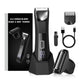 Waterproof Body Hair Trimmer for Men – Rechargeable Electric Groin Shaver with LED Display