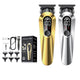 Barber Hair Clipper – Rechargeable LCD Stainless Steel Trimmer