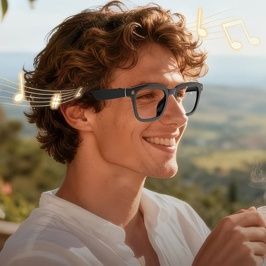 2026 Smart Glasses with Camera, Translator & Music Control for iPhone & Android