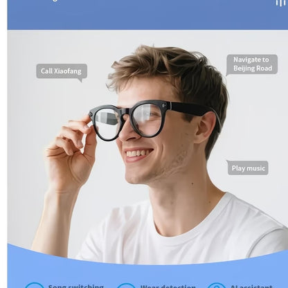 Smart Glasses with Camera, Translator & Music Control for iPhone & Android