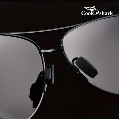 Cook Shark Polarized Photochromic Driving Sunglasses for Men Day & Night