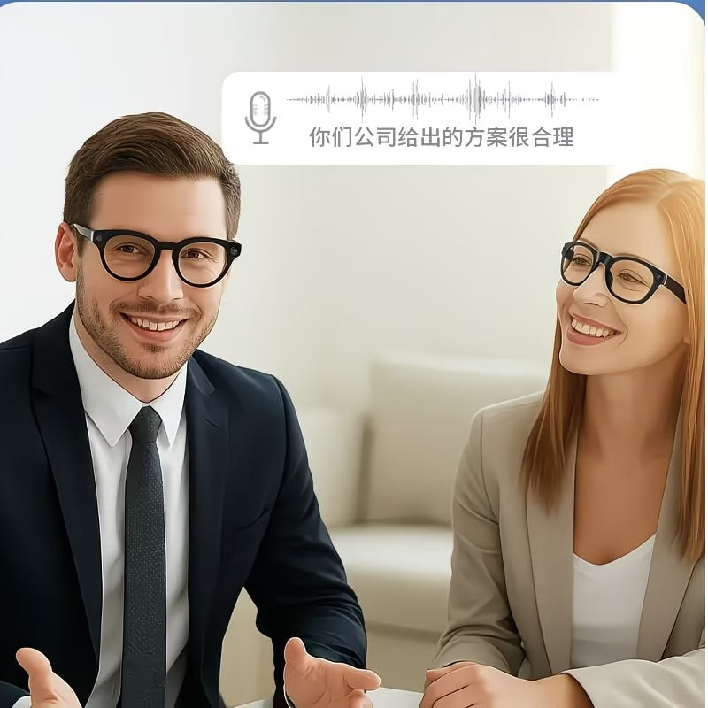 Smart Glasses with Camera, Translator & Music Control for iPhone & Android