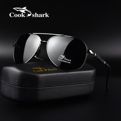 Cook Shark Polarized Photochromic Driving Sunglasses for Men Day & Night