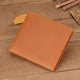 Men’s Genuine Crazy Horse Leather RFID Slim Bifold Wallet