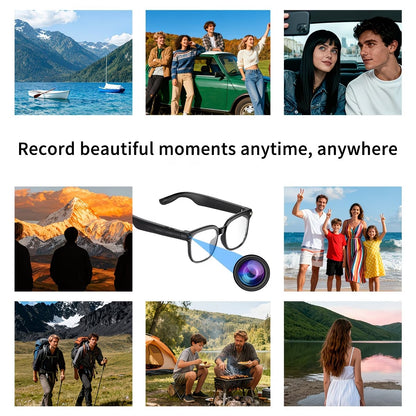 AI Smart Glasses with 800W Camera, Translation & Voice Assistant