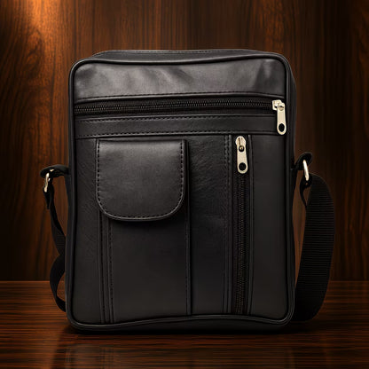 Genuine Leather Crossbody Messenger Bag for Men & Women