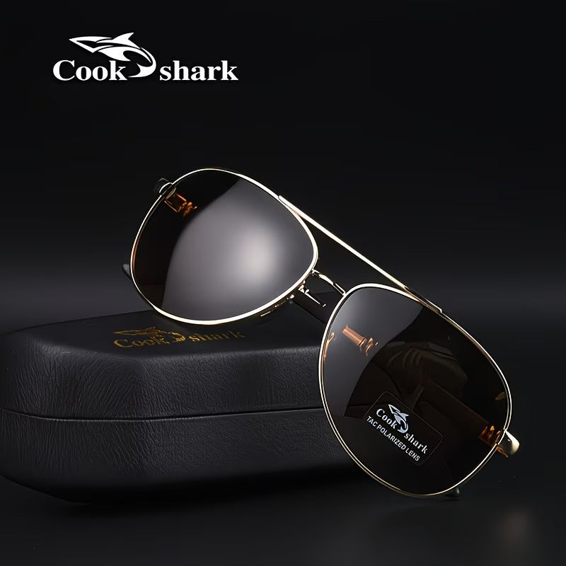 Cook Shark Polarized Photochromic Driving Sunglasses for Men Day & Night
