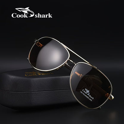 Cook Shark Polarized Photochromic Driving Sunglasses for Men Day & Night