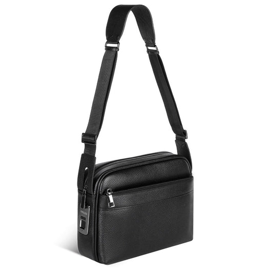 Fingerprint Leather Crossbody Bag