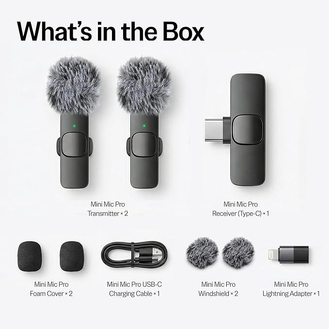 K9 Wireless Lavalier Microphone
