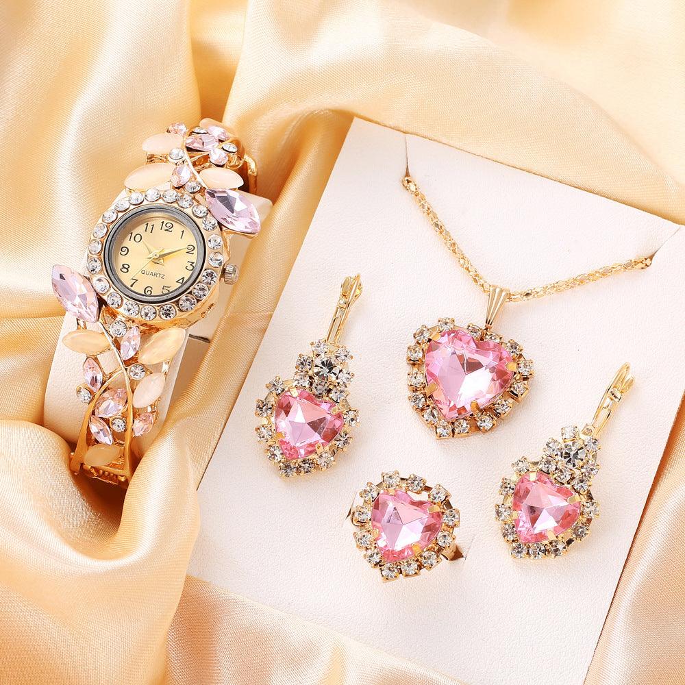 Women's Quartz Jewelry Set