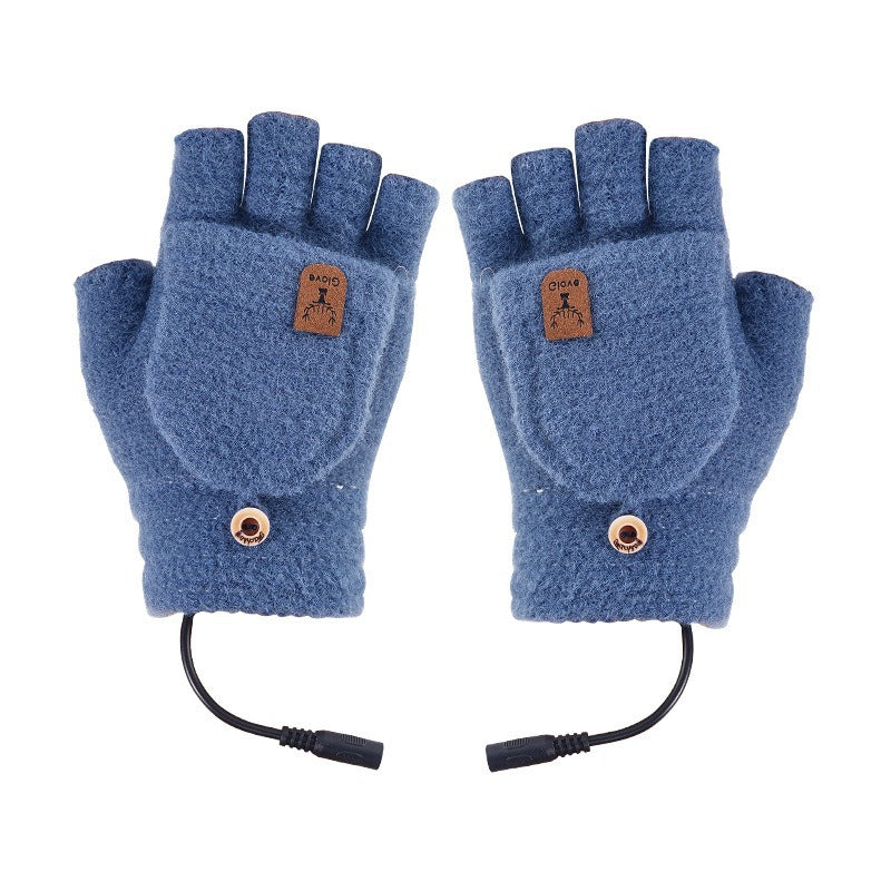 USB Heated Winter Gloves with 3-Level Temperature Control Unisex