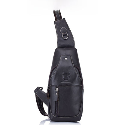 Leather Crossbody Chest Bag