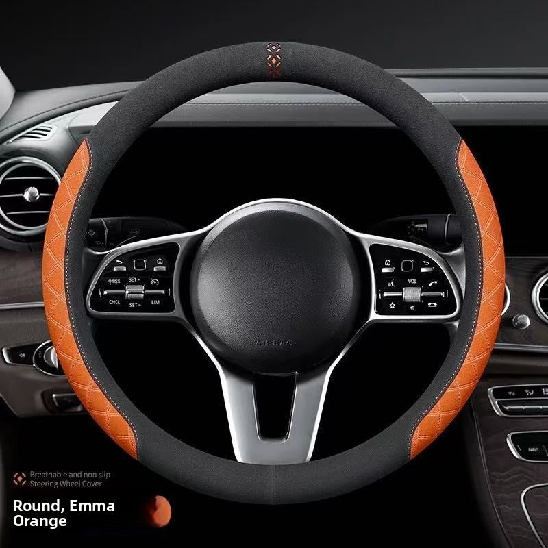 Premium Suede Steering Wheel Cover