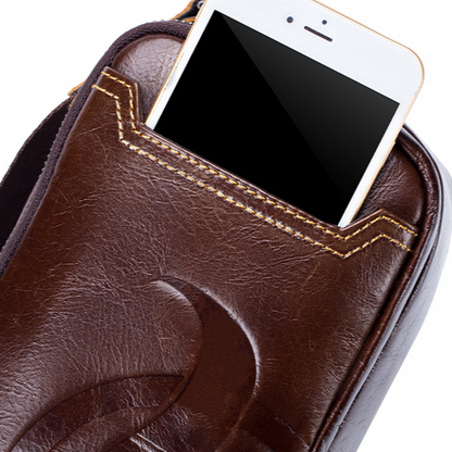 Leather Business Shoulder Bag