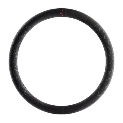 Embossed Suede Steering Wheel Cover