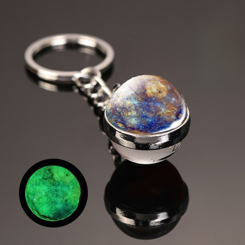 Luminous Celestial Keychain Pendant