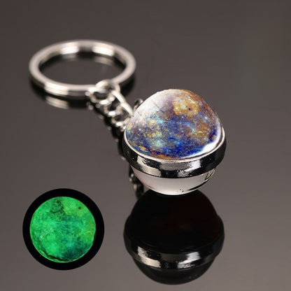 Luminous Celestial Keychain Pendant