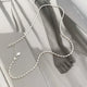Rice-grain olive bead necklace