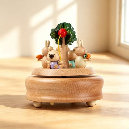 DIY Wooden Carousel Music Box