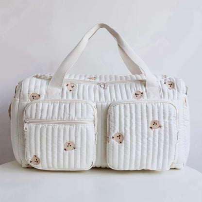 Quilted Travel Duffel Bag