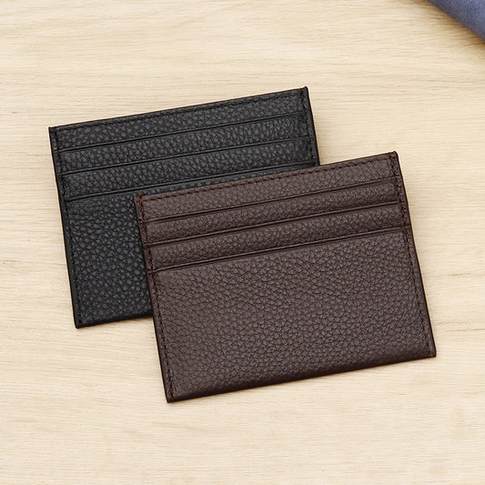 Slim RFID Leather Card Holder