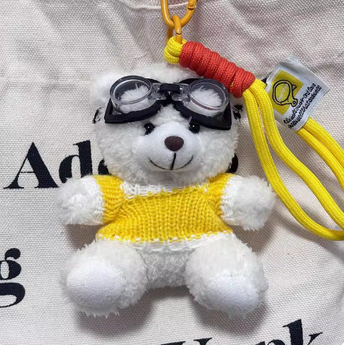 Flash Bear Camera Keychain